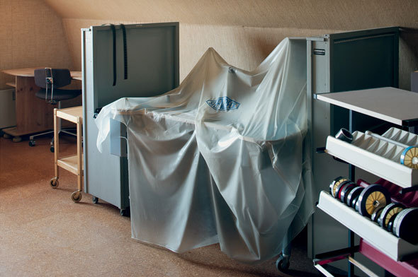 Ingmar Bergman's home cinema.