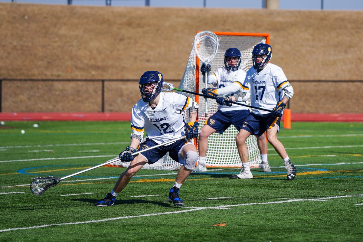 StatesmenMLAX's tweet photo. Player Spotlight

#12 - Jordan Burnett - Defender

Averaged 1.25 takeaways (second best on the team) per game while playing close defense and brought an aggressive mentality every time he stepped on the field.

#EstNow #BuiltNotBorn https://t.co/bw6ZnU3pHR