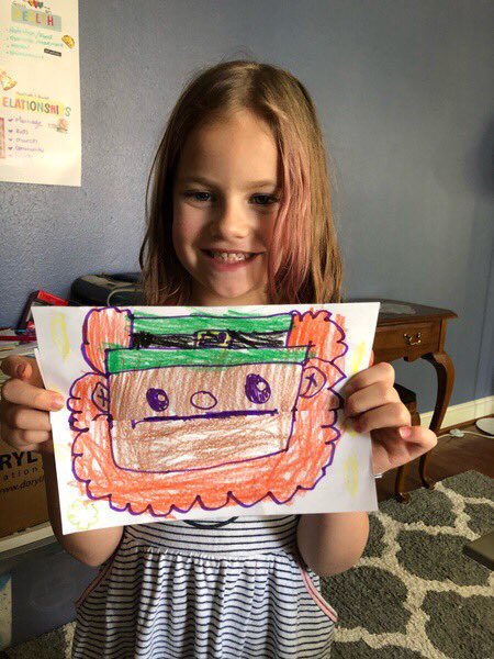 I love seeing my kids working hard at home! This is what Distance Learning looks like! #Kindergarten <a href="/HumbleISD_BBE/">Bear Branch Elem</a> #missthem