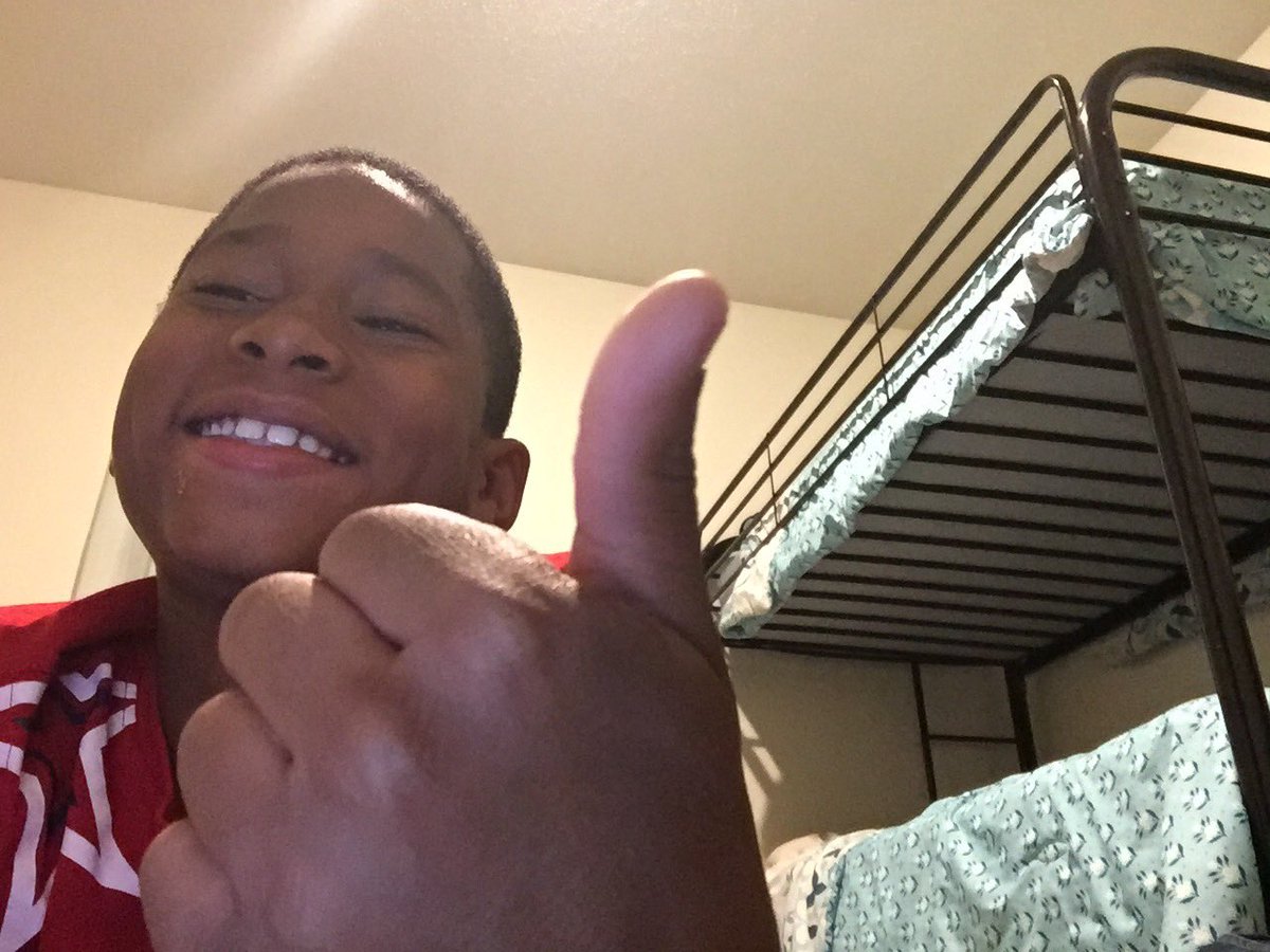 Ss saying “what’s up?” after receiving school supplies! #OGPride #turner202strong