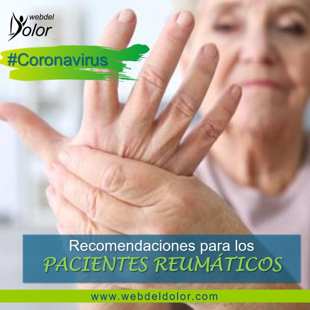 Dra_MaryPaz's tweet photo. Coronavirus: Recomendaciones para los pacientes reumáticos y cómo saber cuando deben acudir a un centro de salud https://t.co/IIGHMl8RYp https://t.co/LOqzwR7ts3