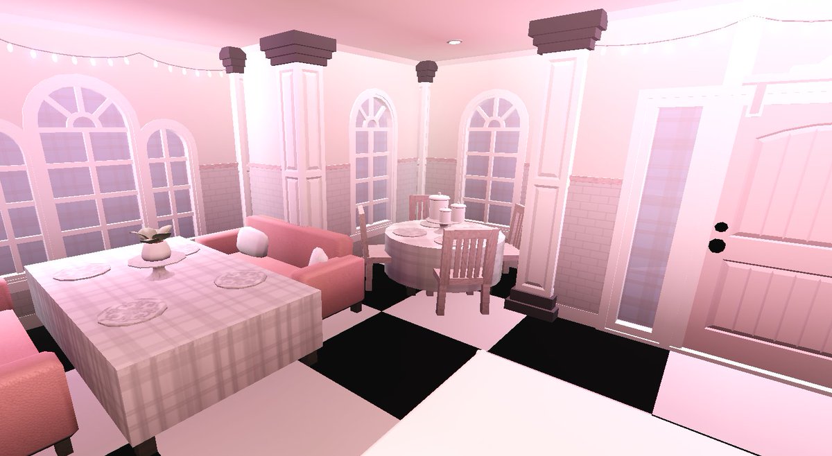 Miiime X Miiimex Twitter - i built a huge pink castle bakery in bloxburg roblox