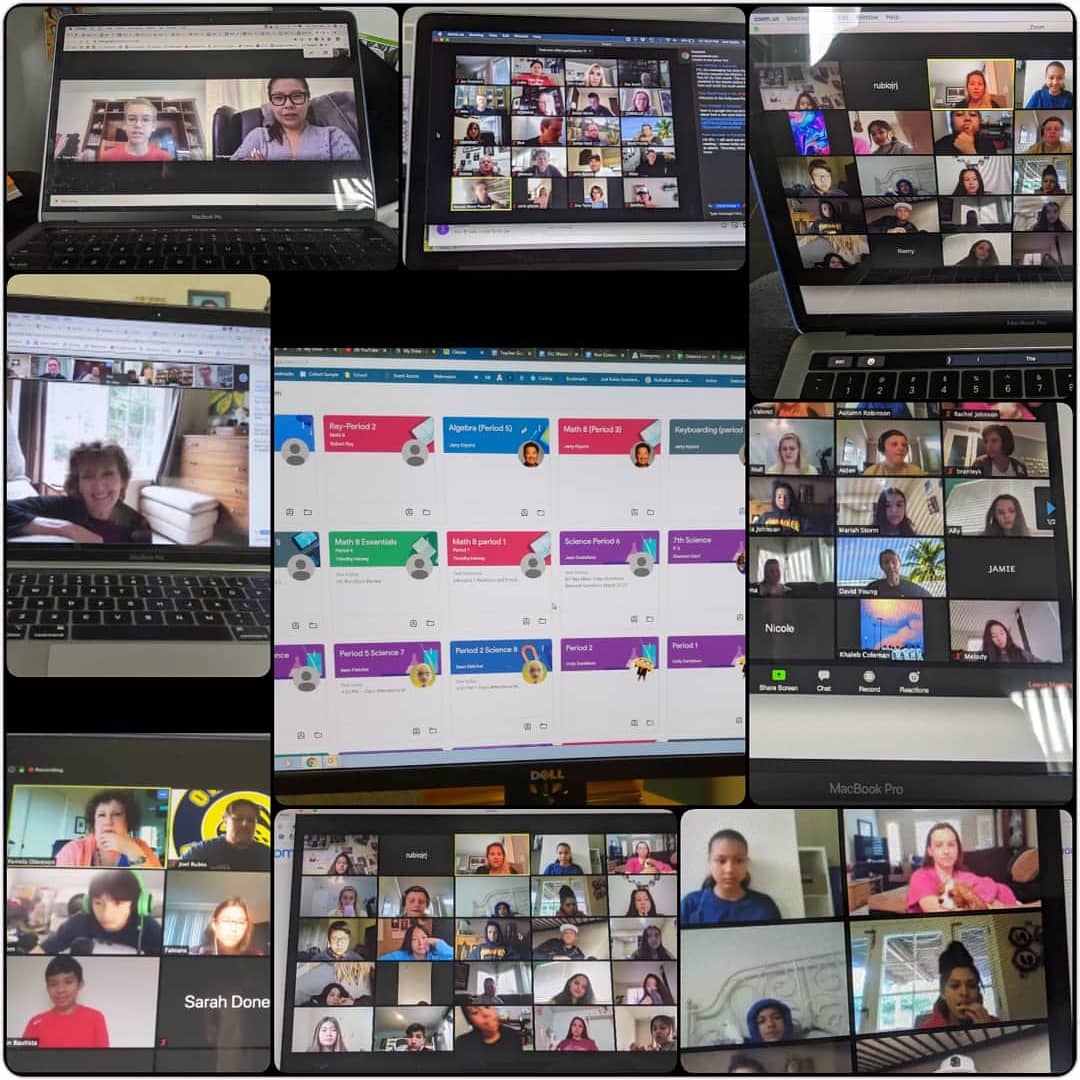 OCDeptofEd's tweet photo. RT @Serranoseahawks: Check out all the Zoom Zoom that was done today! Busy schedule but all Serrano teachers and students ROCKED the #DistanceLearning . #SerranoMissionPossible #SerranoSeahawkSquad https://t.co/cdVfNEd61e