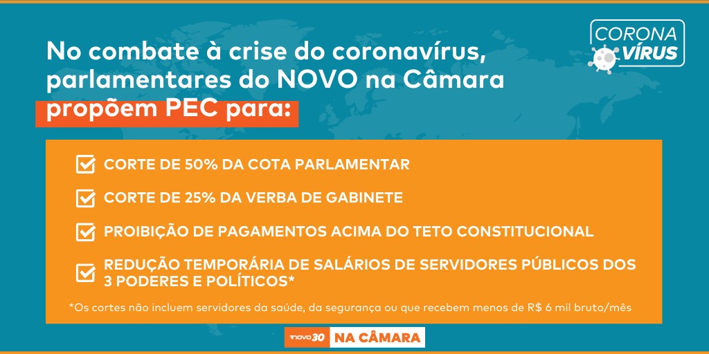 TiagoMitraud's tweet photo. O @novonacamara apresentou uma PEC para reduzir salário de políticos e servidores enquanto durar o estado de calamidade pública. Todos os brasileiros serão impactados pela crise, é preciso q os políticos e o funcionalismo também deem sua contribuição.

Siga o fio pra entender 👇 https://t.co/JAmH1bBLYo