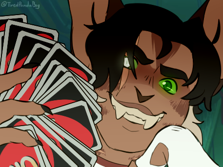 TiredBearBoy's tweet photo. I redrew a picture of Niv from our discord and made his character into a meme! Dian will kick you ass in Uno and give you all the draw fours. #magicatsquad #Dian #magicat #horde #shera #spop #fanart #oc https://t.co/mawUE6Z4pj