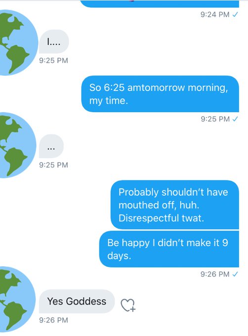 Lol, don&rsquo;t try me, betas.     Not in the mood to deal with disrespectful fucking brats today. https://t<a href="/tag/newprofilepic"class="tags"><span>#newprofilepic</span></a>
