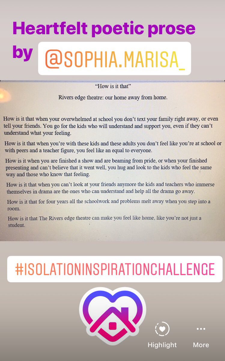 Celebrating River’s Edge Theatre like: