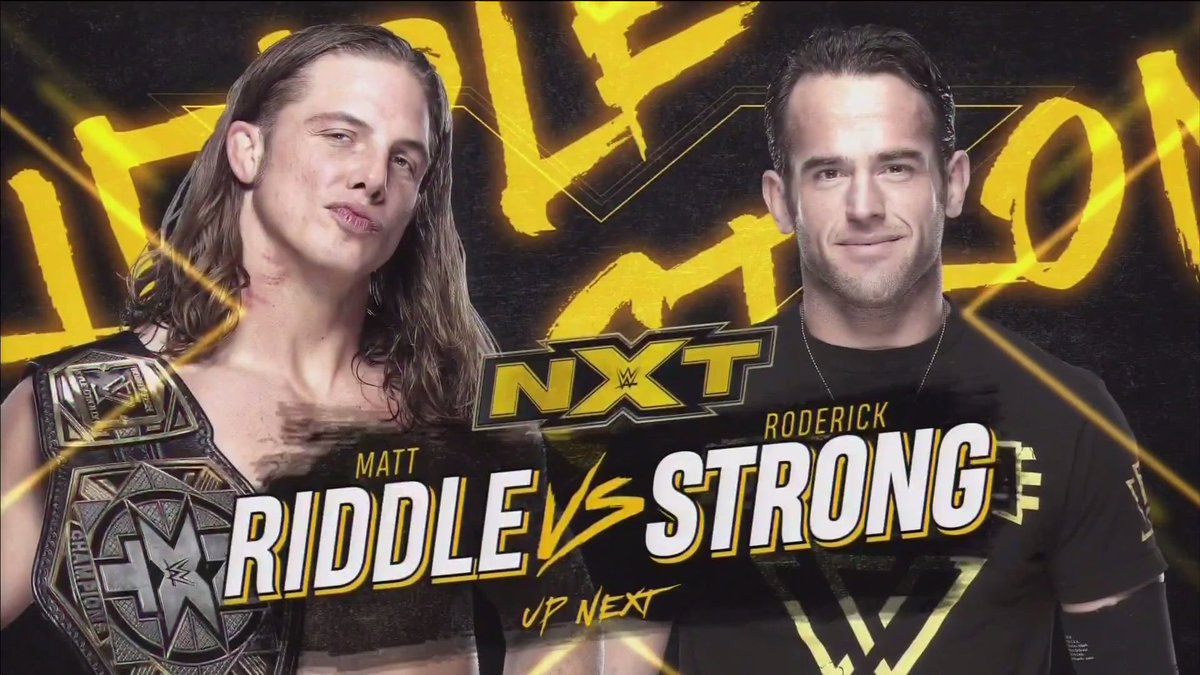 WWENXT's tweet image. UP NEXT: #WWENXT #TagTeamChampion @SuperKingofBros battles #UndisputedERA's @roderickstrong. Don't miss it, BRO!