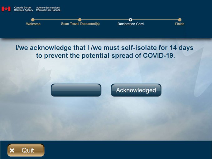 canada coronavirus entry declaration