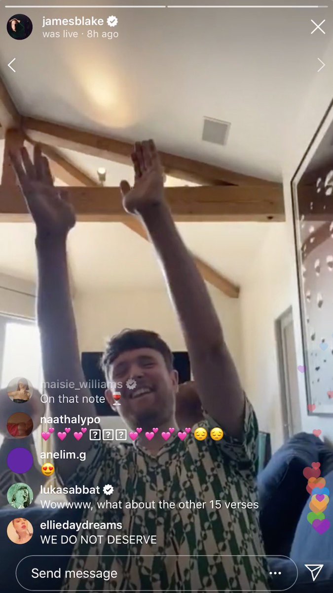 For anyone who missed it, the full stream is now up on IGTV 🙌🏼