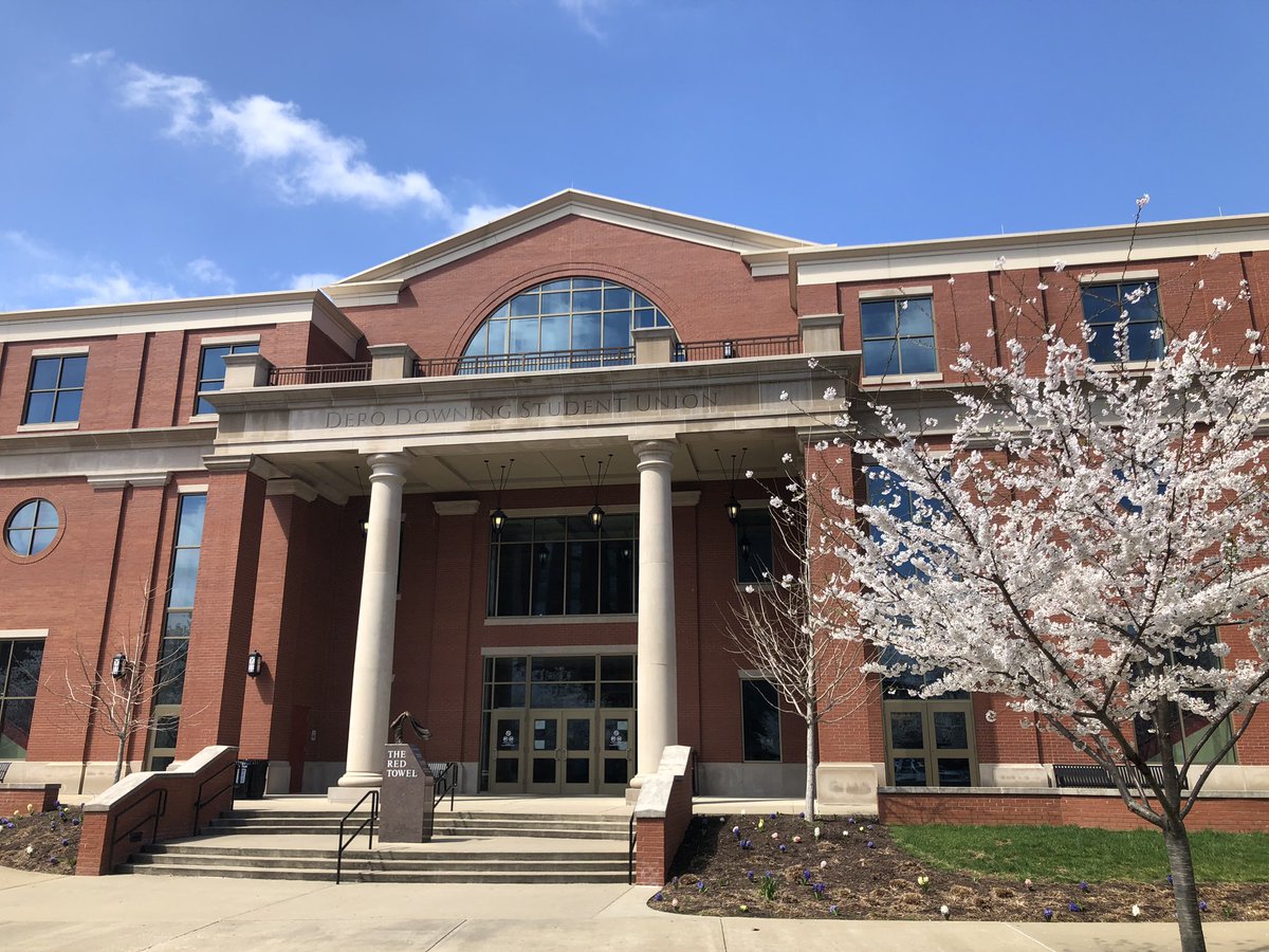 It’s a gorgeous day here on the Hill! Downing Student Union will be temporarily closed until further notice, but that’s not stopping us from enjoying the view!