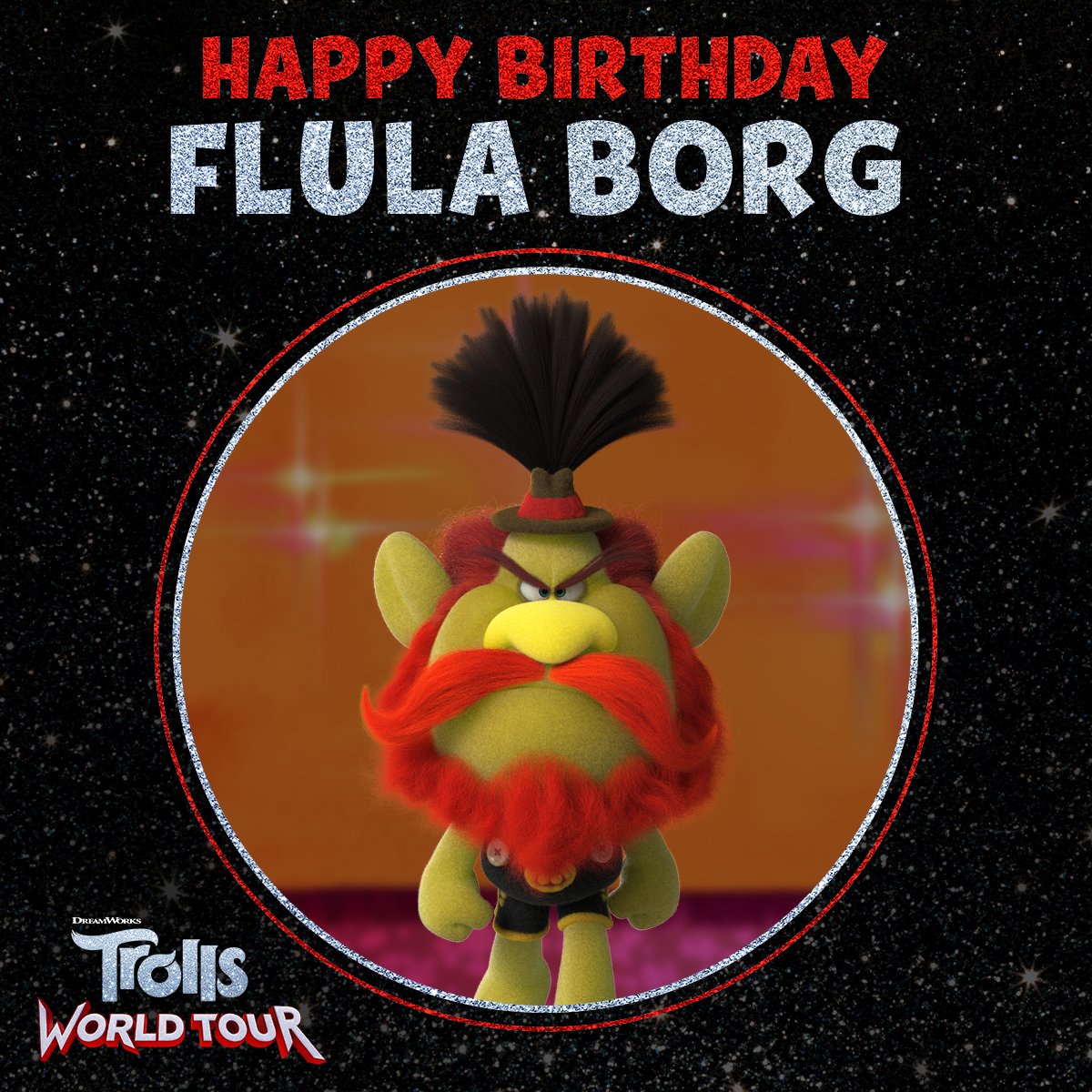 Happy Birthday Borg! Don t miss him in - at home April 10. 