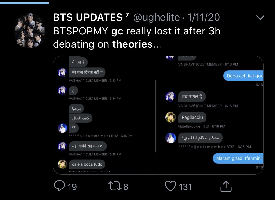 Aya was always creating gcs. She likely had dozens. The last tweet is literally her talking about the theories gc 