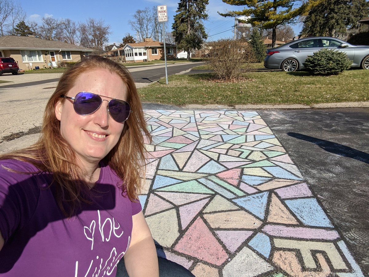 Today we made art. Look at all the beautiful Geometry!!