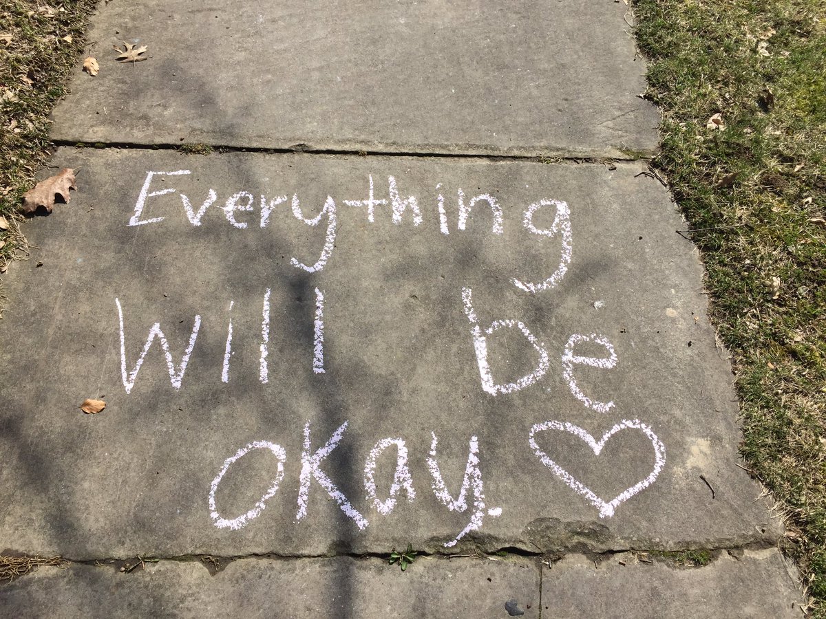 cityofsandusky's tweet photo. People are doing some really creative things to keep active and spread joy. Share with us some great chalk work in your neighborhood or how youโre keeping active during the #StayAtHome Order.
#SanduskyStrong #InThisTogetherSandusky https://t.co/XayTgrwMN0