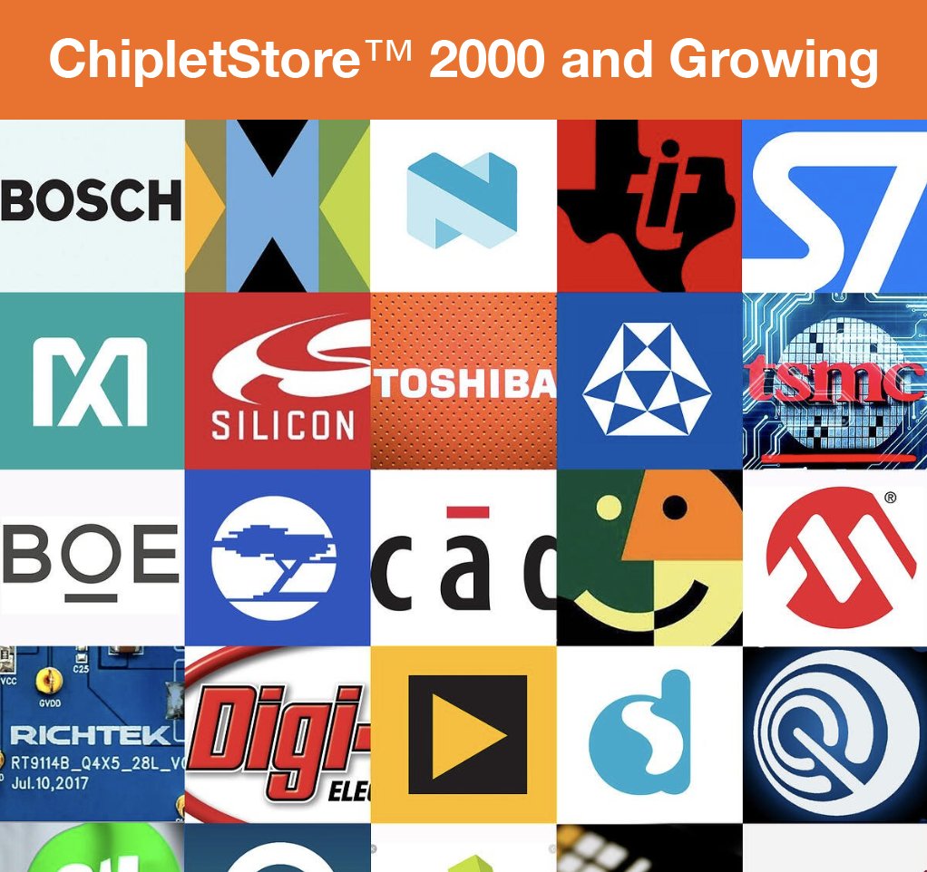ChipletStore has now over 2000 chiplets! Congrats team for the great milestone!🎉🥳 Find out how to become our partners with ChipletStore: chipletstore.zglue.com/products/chipl…

#chipletstore #chiplet #chip #partnership