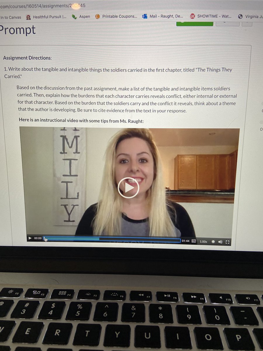 MsRaughtRocks's tweet photo. Each one of my distance learning assignments comes with an instructional video tutorial for my students! Stay safe & healthy kids! #distancelearning #DCPSatHome #weRTech https://t.co/ZOROEcIRfa