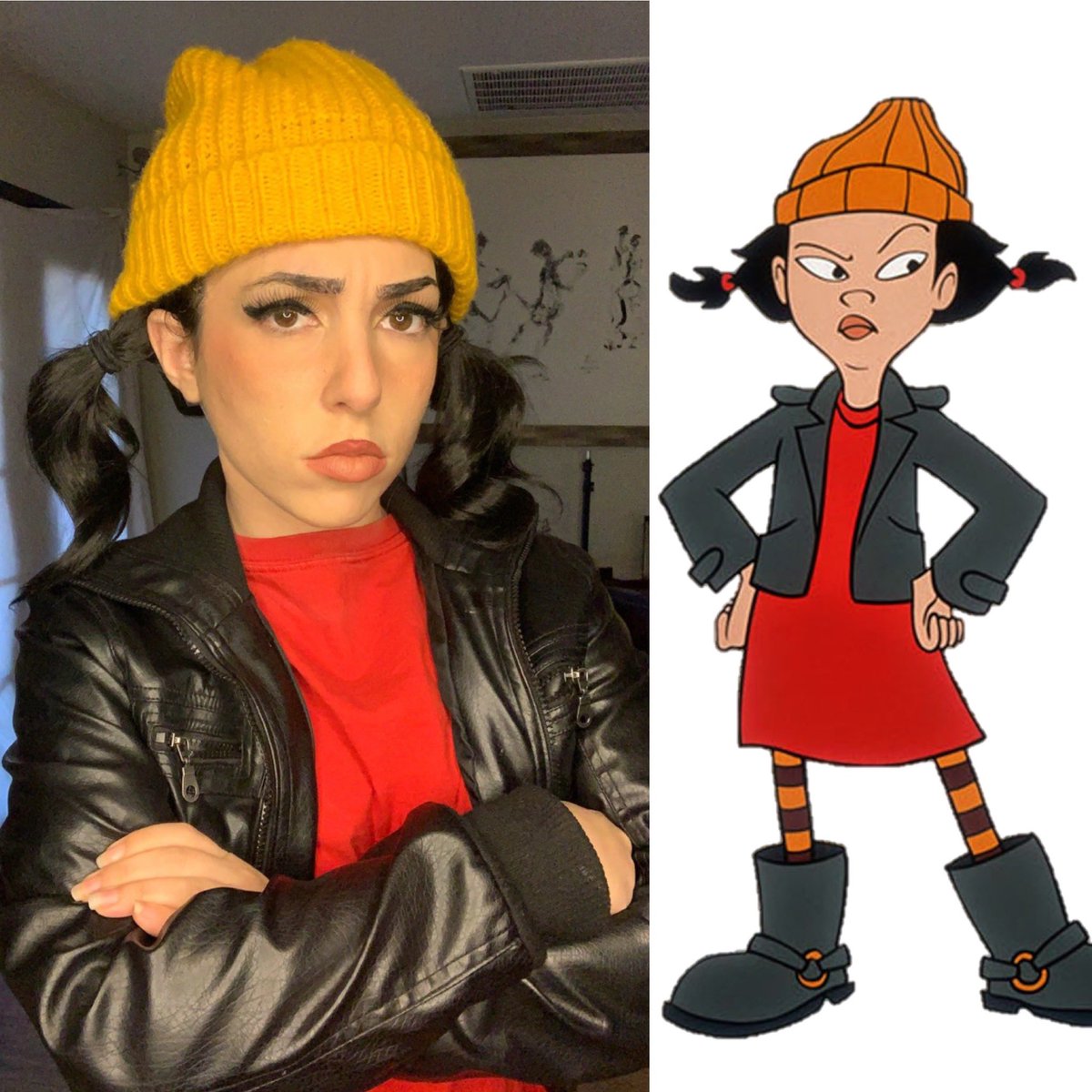 UniAstronaut's tweet photo. Day 8 of #cosmageddon I was #ashelyspinelli ! Who used to wake up early in the morning to watch #recess? That show was a banger ❤️ #spinelli #spinellicosplay #spinellicostume #ashleyspinellicosplay #recesscosplay #recesscostume #recesscosplayer https://t.co/wGKp5b1fAT