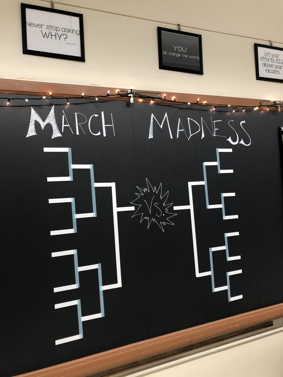 Lindsay_C923's tweet photo. Found a way to continue our March Madness competition through GoogleForms! One challenge checked off my #Mustdo list. #HCSDlearns #CASlearns https://t.co/pvLxt1v2OQ
