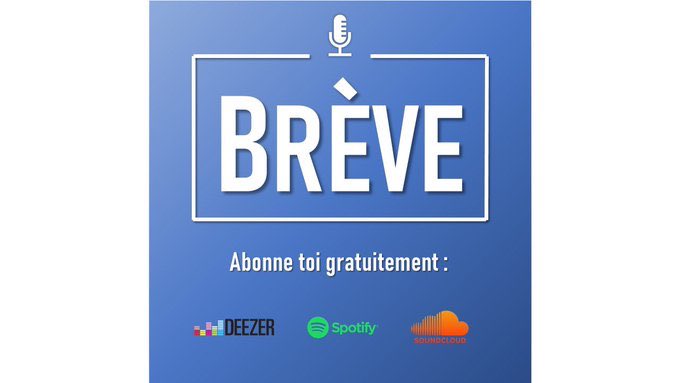 Brève votre #podcast quotidien qui décrypte l’information sous un ton neutre et décalé est enfin disponible 

🎙Suivez nous :
SoundCloud : soundcloud.com/brevepodcast
Spotify : open.spotify.com/show/2VvepGVI3…