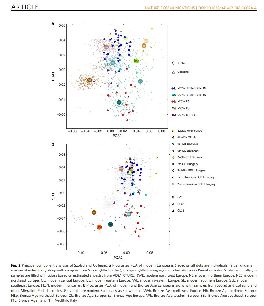 Understanding 6th-century barbarian social organization and migration through paleogenomics"data are consistent with...proposed...migration from Pannonia to Northern Italy""we cannot reject the migration..of the Longobards described in historical texts." https://www.ncbi.nlm.nih.gov/pmc/articles/PMC6134036/