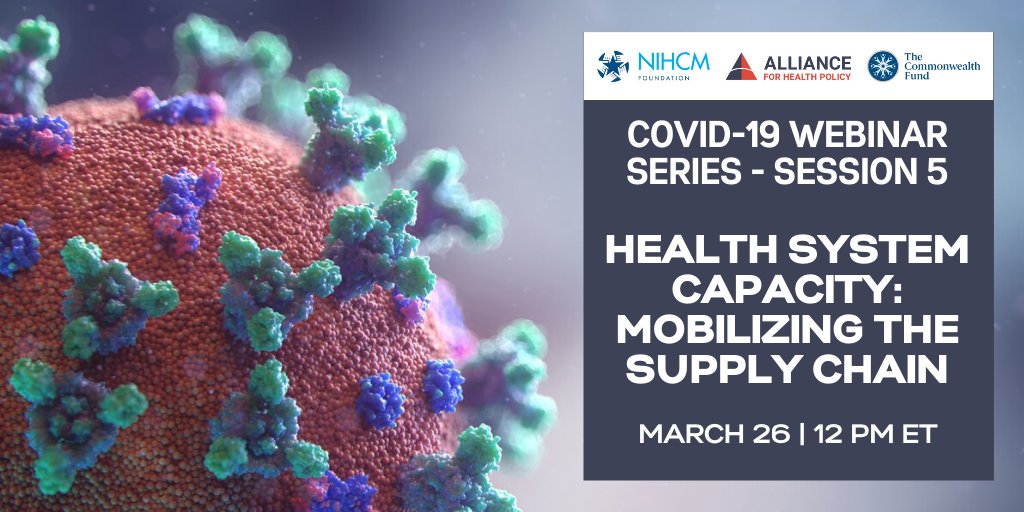 AllHealthPolicy's tweet photo. Our #COVID19 Webinar Series continues tomorrow at 12 PM ET with @AlkirePremier sharing a frontline perspective on the state of the medical supply chain.

Click Here to Register: https://t.co/dv8IqIzV3b https://t.co/dEPFVBKFY2