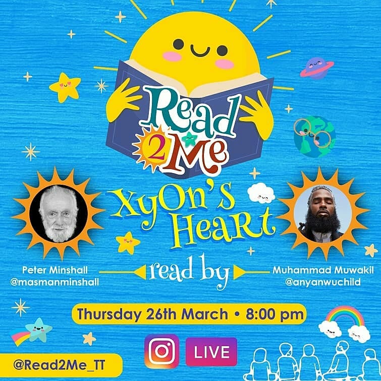 stagesontheave's tweet photo. Read2Me is a new service which provides free narrations of local books for children.
The Read2Me service goes LIVE on Thur 26 March at 8PM with Peter Minshall @masmanminshall & Muhammad Muwakil @anyanwuchild on IG Live.
#Read2MeTT
#WeAreInThisTogether
#TrinidadStrong https://t.co/qISGN0BGSc