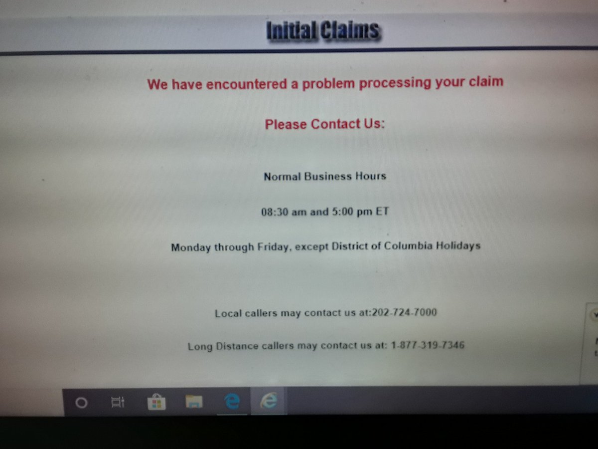 finnmccoolsdc's tweet photo. @councilofdc @DOES_DC @MayorBowser @DMEforDC @USDOL @UI_SIDES i have a previous application from 18months ago. It hasnt been cleared out so it is not allowing me to summit a new application. It has nothing to do with the web traffic. Its not allowing to get past the first page. I cant even put in my employer etc https://t.co/FYIu8TlU18