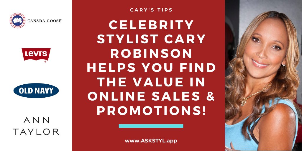 styl's tweet image. With so many online retail sales &amp;amp; #deals being promoted we asked our advisor &amp;amp; Celebrity Stylist Cary Robinson (IG: carythestylist) to help us find value and the best investments for our money: askstyl.app/post/tips-for-…