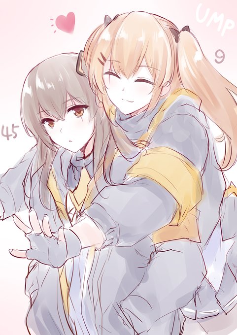 ドルフロUMP姉妹落書き 