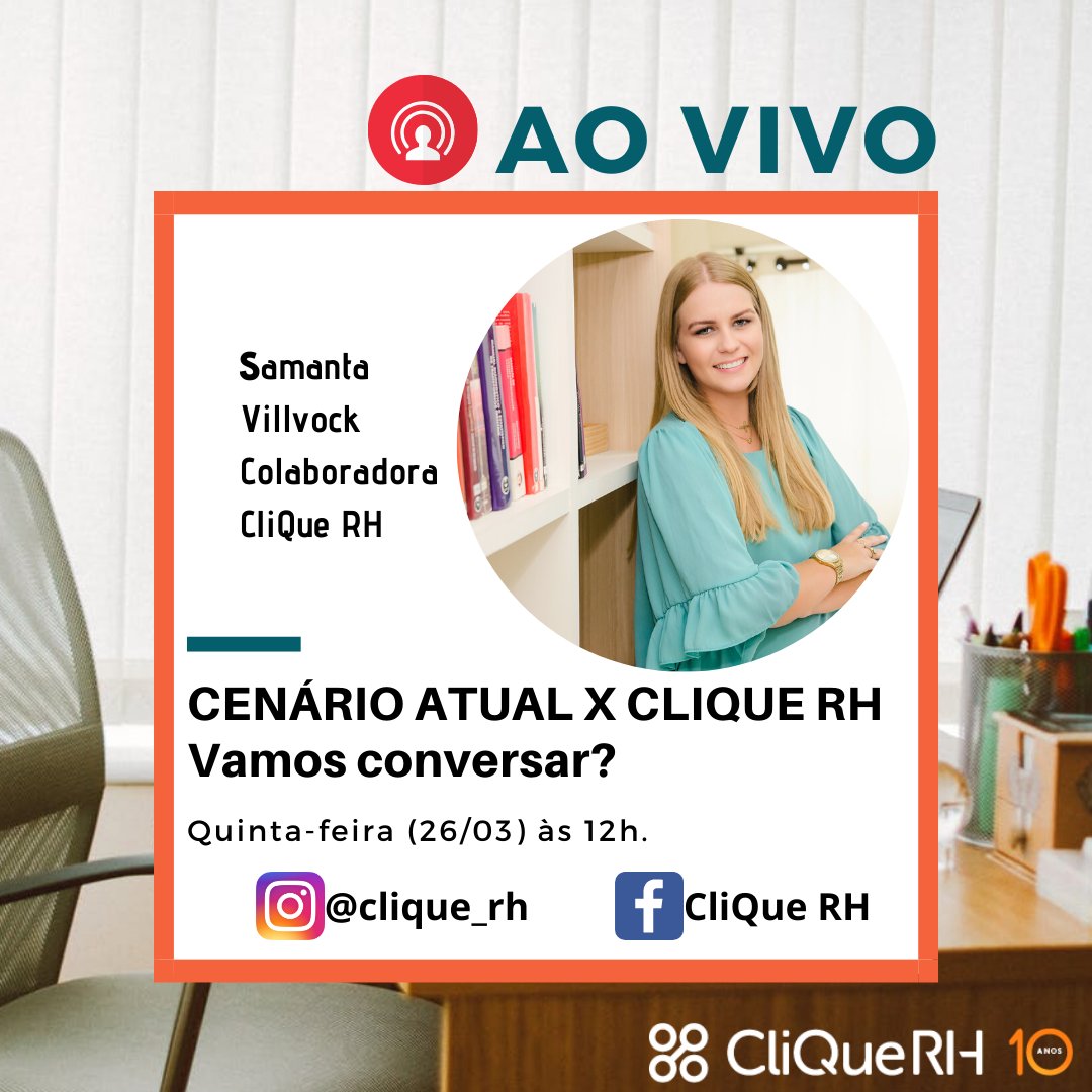 CliqueRH's tweet photo. 💡 AMANHÃ! NOSSO ENCONTRO! 

🔦 Temos um encontro marcado! 
⏲ Às 12h em nossas Redes Sociais

💻 Vamos conversar sobre vagas, recolocação, cenário atual e as SUAS perguntas enviadas!
💻 Quer perguntar?! Envie em nossas redes sociais! https://t.co/suQyEwQCvv