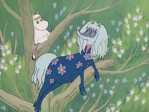 lowkey wished it was This specific horse that appeared in moominvalley but I'll take it 