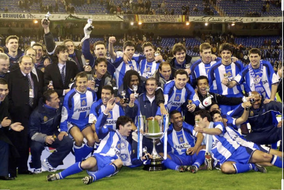 Muchas gracias a <a href="/teledeporte/">Teledeporte</a> por haber vuelto a hacernos disfrutar de un día histórico... <a href="/RCDeportivo/">RC Deportivo</a> #remember #copadelRey2002 #centenariazo #MadridDepor