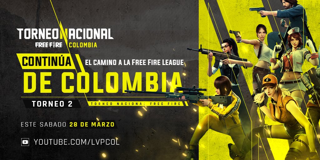 LVPcolFF's tweet photo. La cuarentena pide a GRITOS un poco de #FreeFire, ¿no creen? 🔥💣 Este SÁBADO desde la 1PM estaremos #TodosEnCasaXLVP porque vuelven los Nacionales #FFCol. 🤩

¿Listos para la semifinal 2 #NacionalesFF en Colombia? 💥🇨🇴
📺 https://t.co/U1qlQR21cj https://t.co/AflS8gOuR5