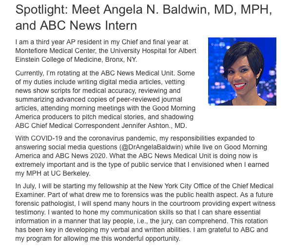 ALBoothMD's tweet photo. Check your email for the latest @Pathologists RFEC Chair Newsletter with links to easily contact your representatives and help CAP advocate for #COVID19 regulatory relief, our Junior Member Spotlight @DrAngelaBaldwin, and link to access #caprf2020 presentations! #Pathologists https://t.co/MWlyHDTxMw