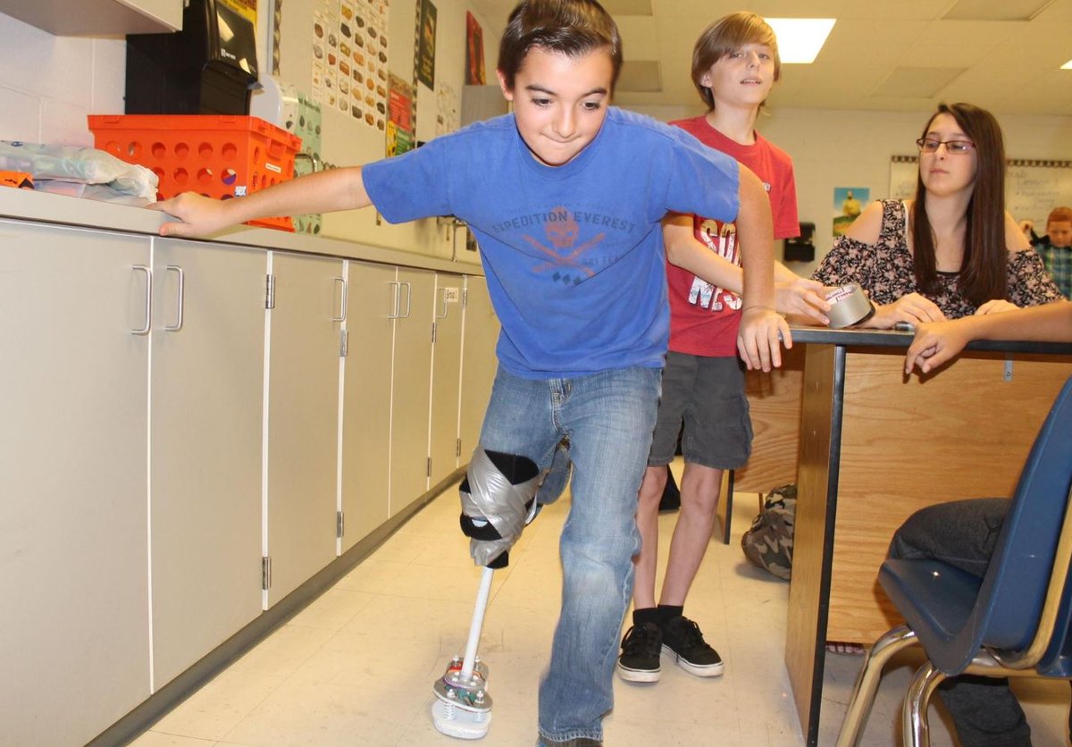 For example, our students have designed solutions for local, national, and global businesses from parking lot designs that maximize efficiency to prosthetic limbs that are cost-effective and readily available. #DESTEMchat