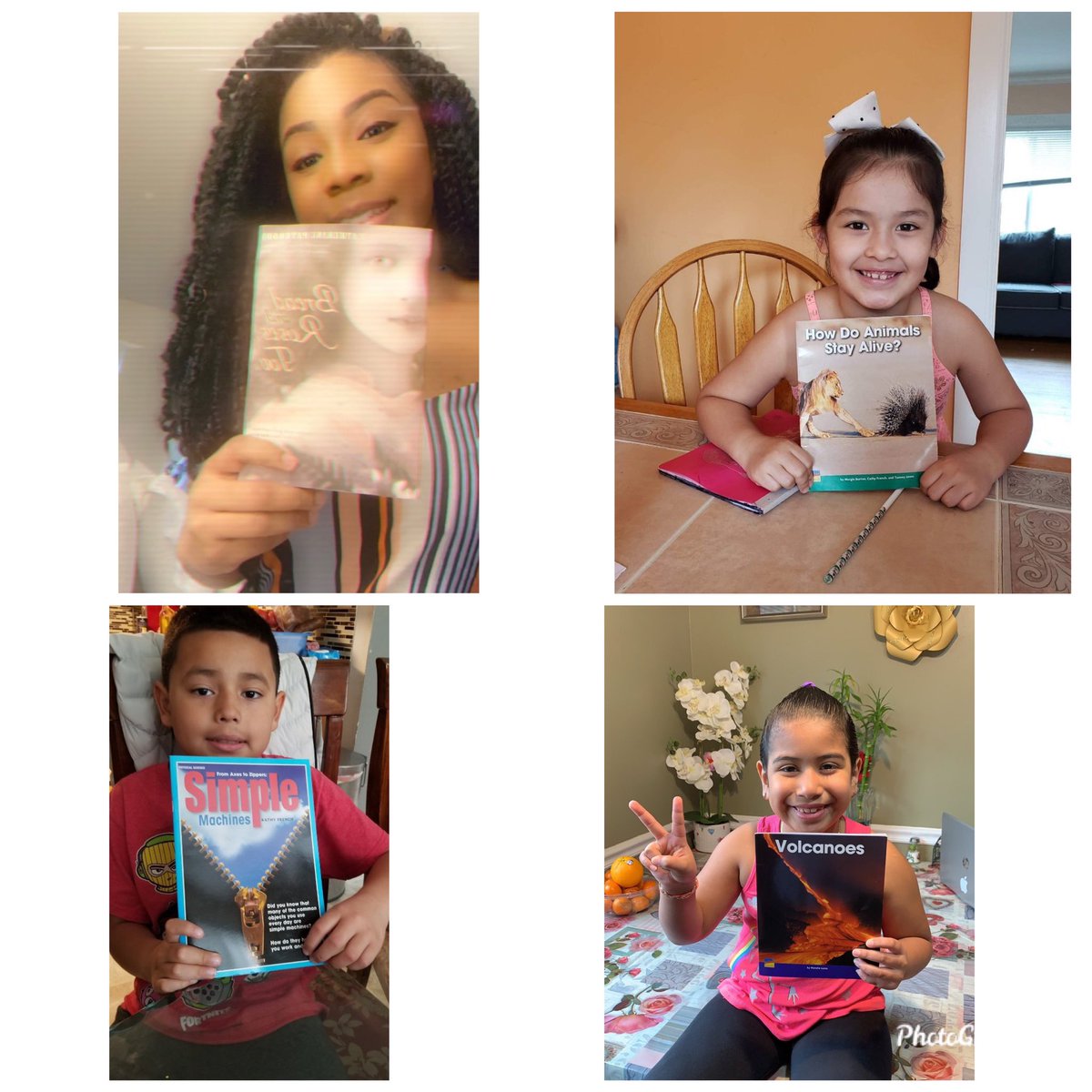chrissy_teach's tweet photo. Virtual Spirit Week; Day 3 #WhatYaReading A few of my stars shared photos. Gosh!!!! I miss them ❤️@NeabscoPrincip1 @MariaMenjivar_ https://t.co/pt3A3fOYfl