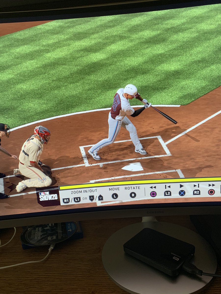 noah_dfb's tweet photo. hey @MLBTheShow can you fix the umpire plz on calling check swings🤣 https://t.co/lKjgxqJgxt