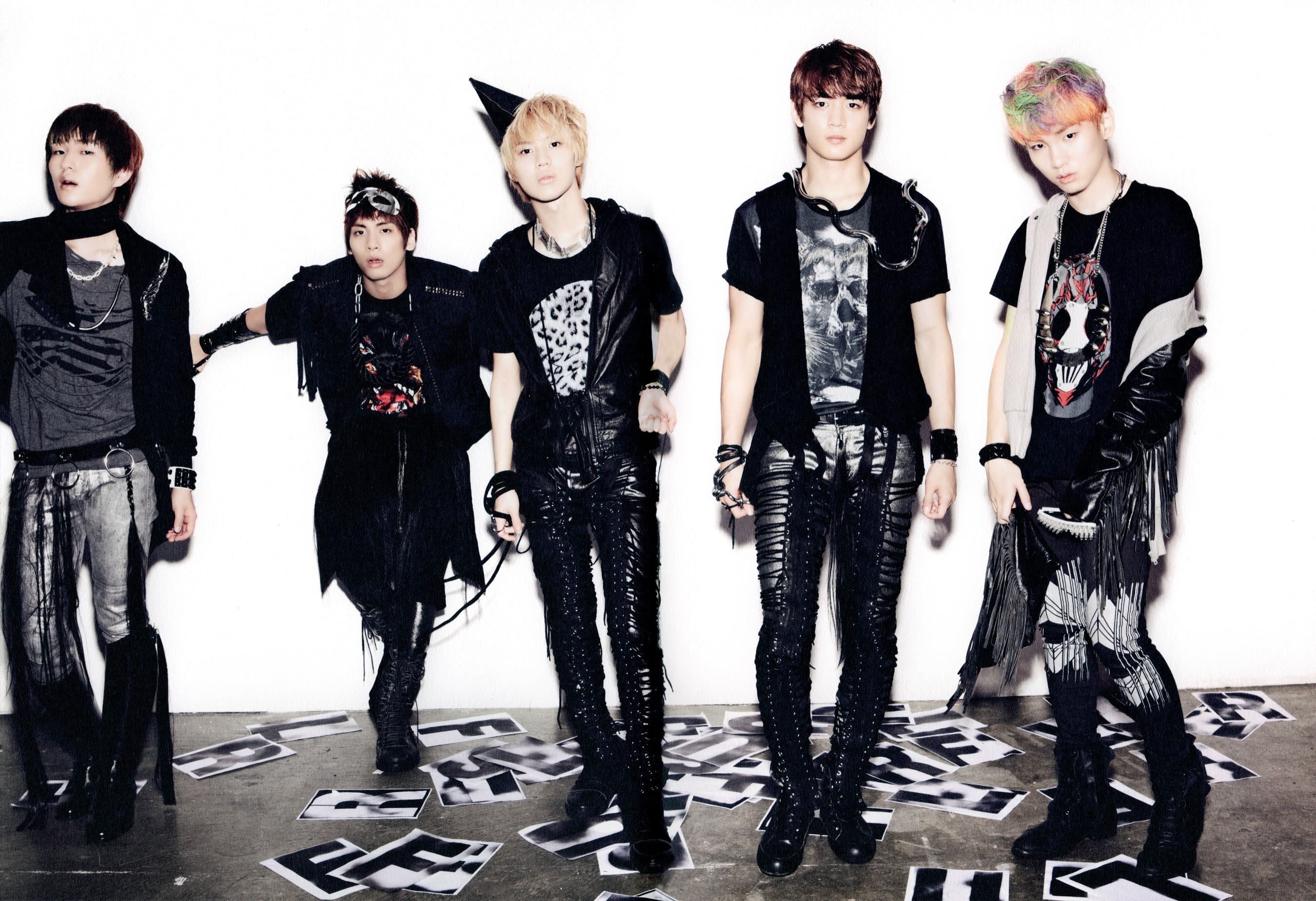 【非売品】SHINee 番組収録 サノク限定 Lucifer ミニポスター 7枚 Unboxing SHINee 3rd Japanese Single Album Lucifer [Type B