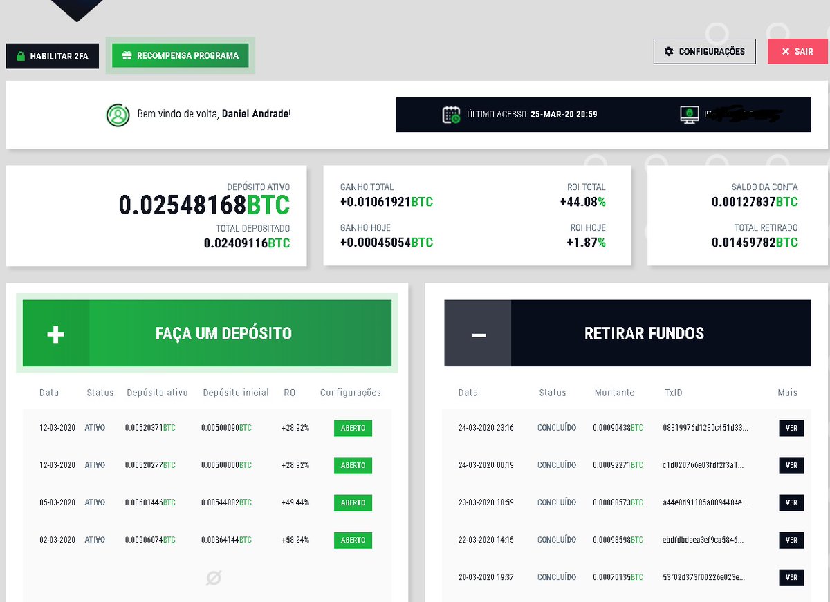 danielgomez311's tweet photo. 🗓Prazo: Ilimitado
📥3,0% em dias úteis / 1% nos finais de semana
🔥(principal volta a qualquer momento com taxas de 10%)
🤖Min: 0,005 btc - Máximo: ilimitado
💰Min. Retirada: 0.0005
⚡️Prazo de Saque: Seguro e muito rápido / Instantâneo
🌐https://t.co/kXPMYI1zRz https://t.co/16l8DtYmMu