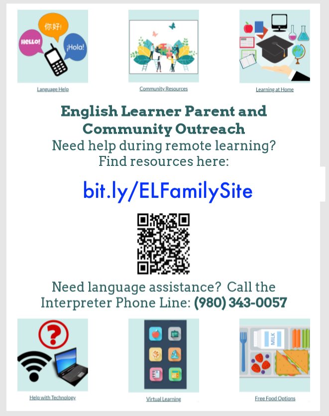 CMS_LLA's tweet photo. Visit our new English Learner Parent and Community Outreach website for resources to support you and your family during distance learning! https://t.co/uqhmxjGxVf