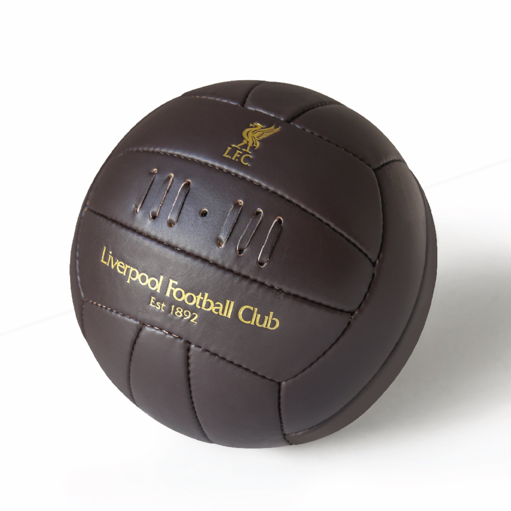 Liverpool FC LFC Leather Retro Ball Official 