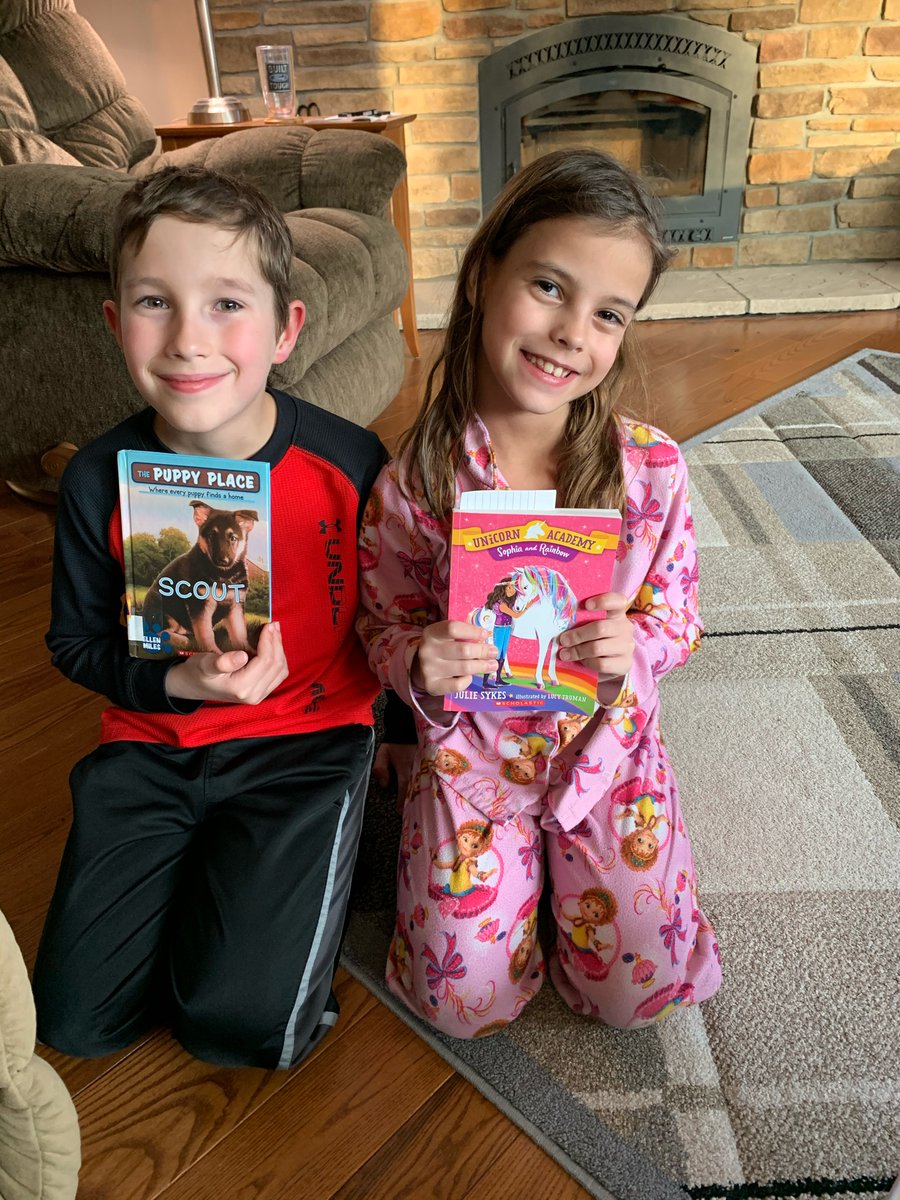 Currently reading Puppy Place and Unicorn Academy <a href="/SLCSBartlett/">Bartlett Elementary</a> #BartlettBears