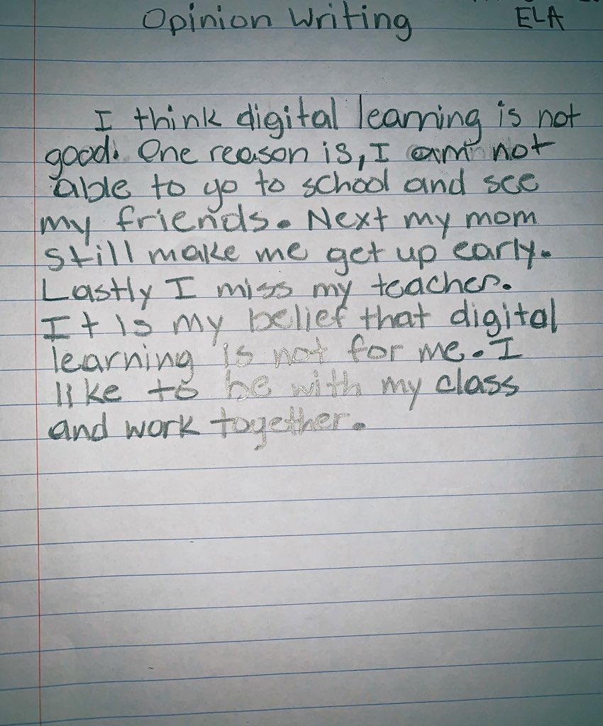 The first drafts of our “digital learning” opinion piece are rolling in and they have me all 😢 I miss you all too 😭 <a href="/EmilyBoatright/">Emily Boatright</a> <a href="/APS_SarahSmith/">SarahSmithElementary</a> @ptyut1999