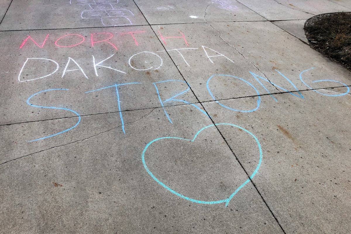 In uncertain times, we turn to the caring spirit of North Dakotans who find ways to help neighbors &amp; strangers in need.

Whether it’s a friend’s kind deed or an uplifting message on the sidewalk, we encourage you to share these stories at <a href="/TogetherND/">InThisTogetherND</a>. 

We are #InThisTogetherND.