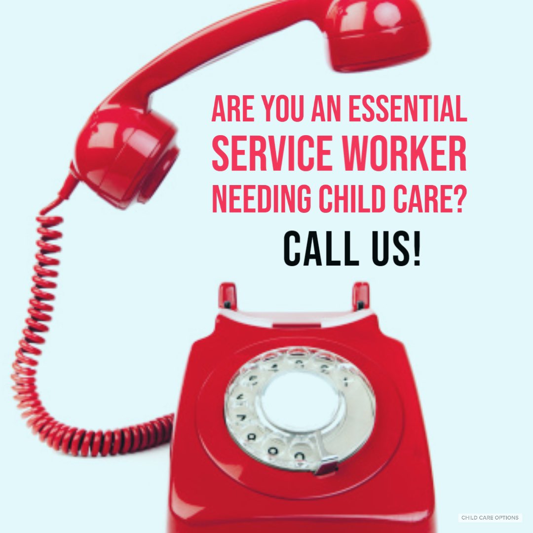 chcareoptions's tweet image. We&apos;re here to help essential service workers find child care facilities that are open &amp;amp; have capacity to temporarily care for your children. Let us be your emergency &quot;match-maker!”  604-572-8031 ecdrefer@options.bc.ca #essentialserviceworkers #DeltaBC #SurreyBC #WhiteRockBC