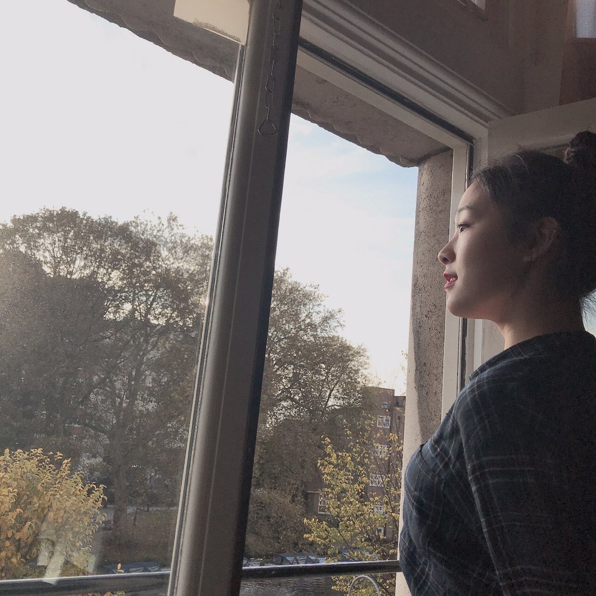 that “looking out of the window pensively” aesthetic