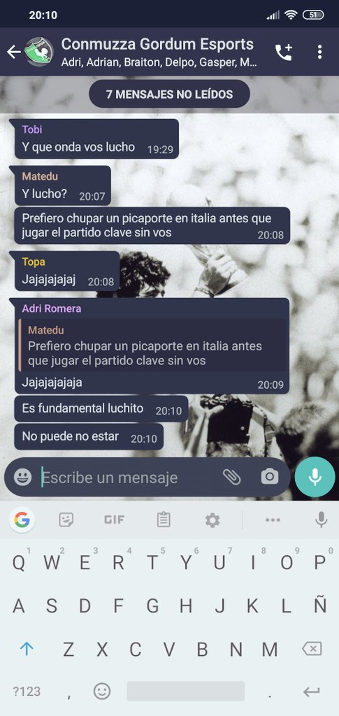 LucianoCoccella's tweet photo. Menos mal que mis amigos de @CGordum se toman muy tranquilos esto de no poder jugar el torneo hoy https://t.co/deygRnhGpb