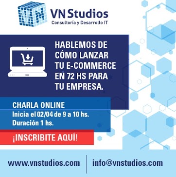 vnsweb's tweet photo. Te invitamos a nuestra próxima charla "Como lanzar el e-commerce de tu empresa en 72 hs."

Inscribite en nuestra charla online aquí: https://t.co/Us9bRcj3Wy https://t.co/JmEE5zrH4W