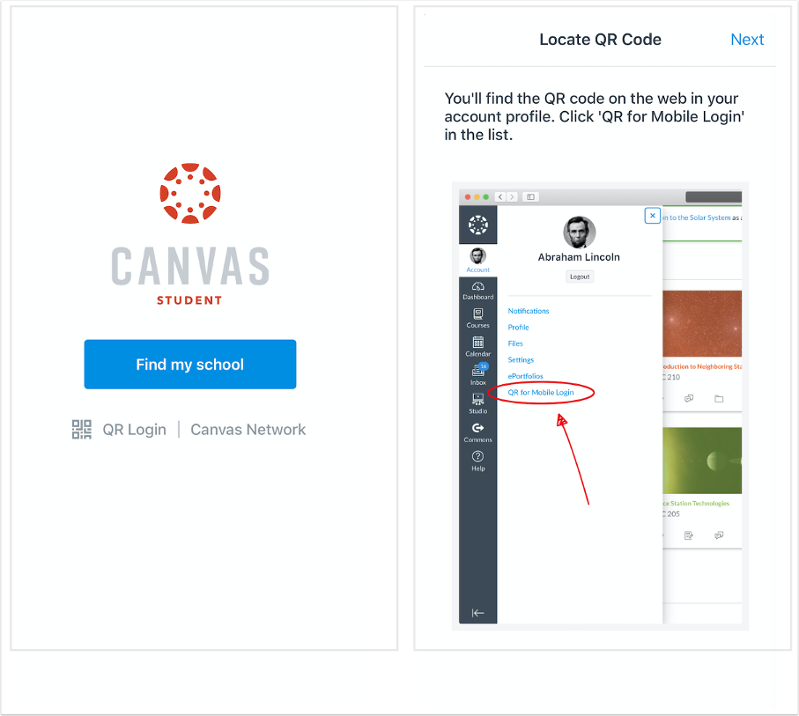 eduridden's tweet photo. More exciting updates out of @CanvasLMS to better the student experience as more jump online. As of 28/03 students can log into #CanvasMobile on #iOS or #Android with a #QRCode. Sweet! #COVID19 #CanvasLMS #user-experience https://t.co/MGczfAvOsl